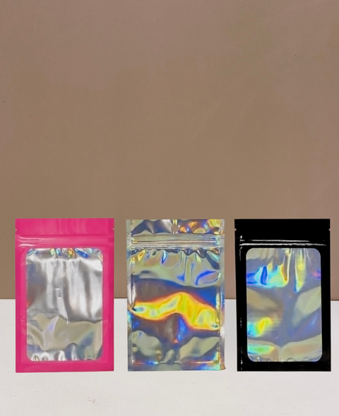 Holographic Ziplock Bags