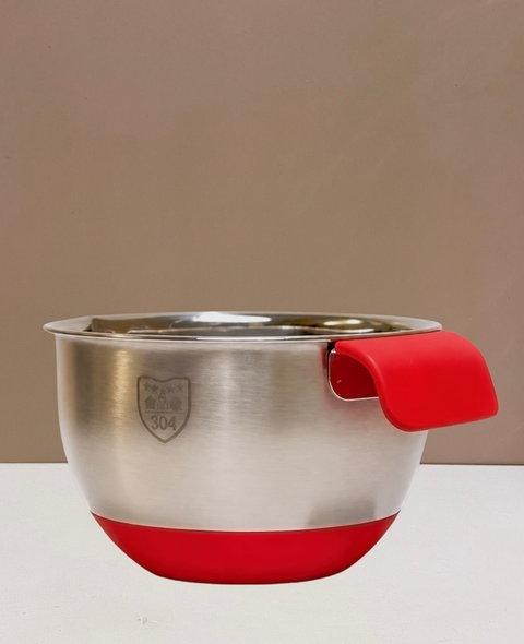 Stainless Steel Mixing Bowls with Silicone Base