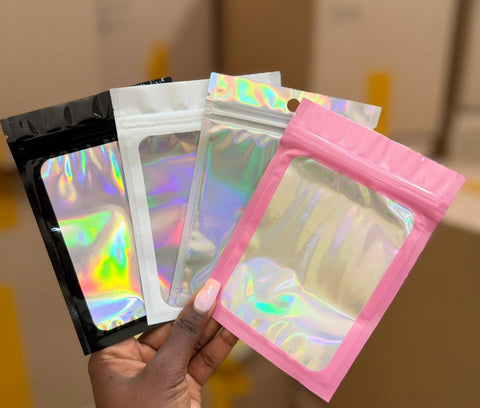 Holographic Ziplock Bags