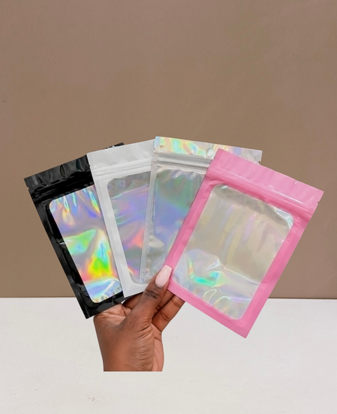 Holographic Ziplock Bags