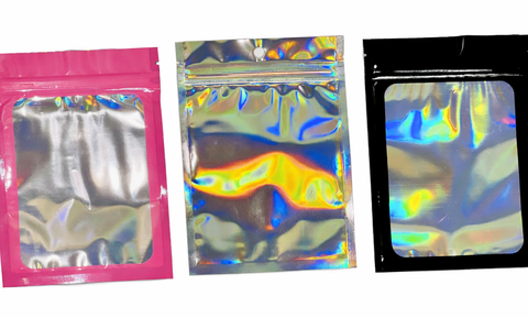 Holographic Ziplock Bags