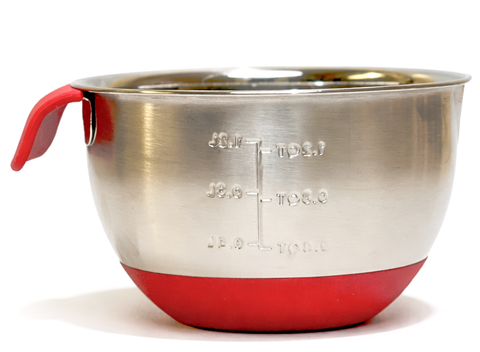 Stainless Steel Mixing Bowls with Silicone Base