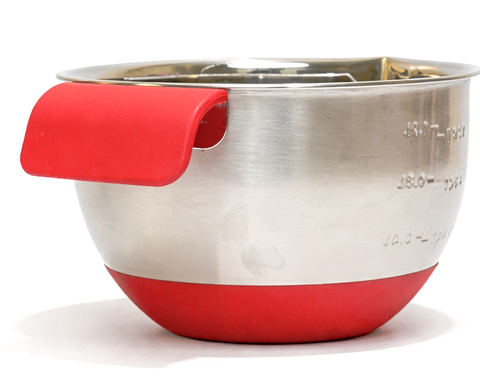 Stainless Steel Mixing Bowls with Silicone Base