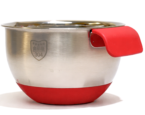 Stainless Steel Mixing Bowls with Silicone Base