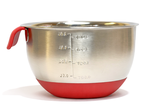 Stainless Steel Mixing Bowls with Silicone Base