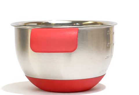 Stainless Steel Mixing Bowls with Silicone Base