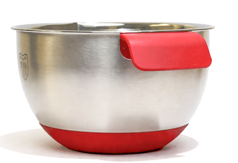 Stainless Steel Mixing Bowls with Silicone Base