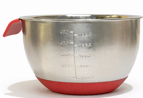 Stainless Steel Mixing Bowls with Silicone Base
