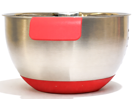 Stainless Steel Mixing Bowls with Silicone Base