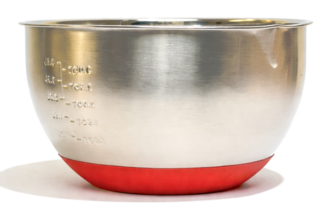 Stainless Steel Mixing Bowls with Silicone Base