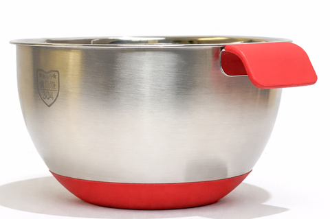 Stainless Steel Mixing Bowls with Silicone Base