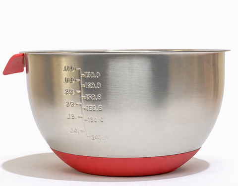 Stainless Steel Mixing Bowls with Silicone Base