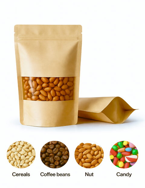 Stand Alone Ziplock Bags 20cm*30cm (500-1kg)