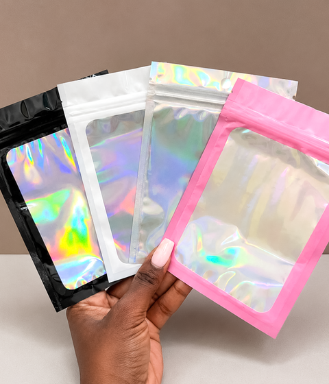 Holographic Ziplock Bags
