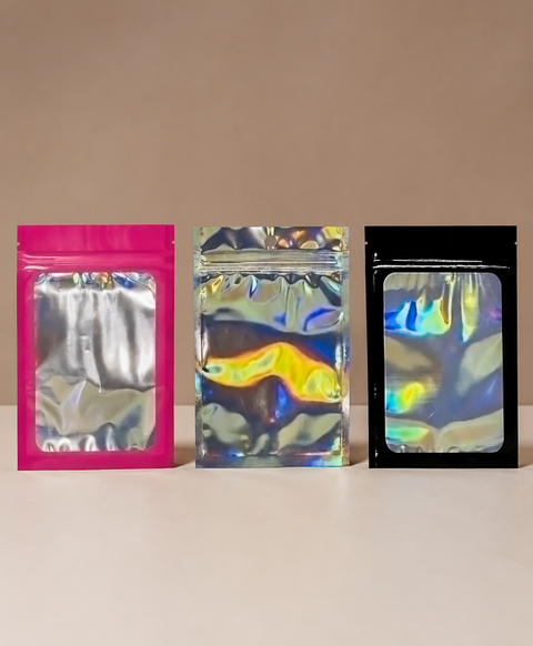 Holographic Ziplock Bags