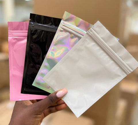 Holographic Ziplock Bags